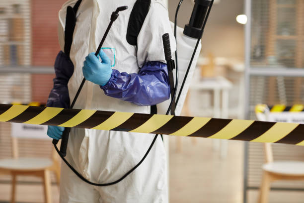 Professional Sewage Cleanup technician working in Clarksville, OH